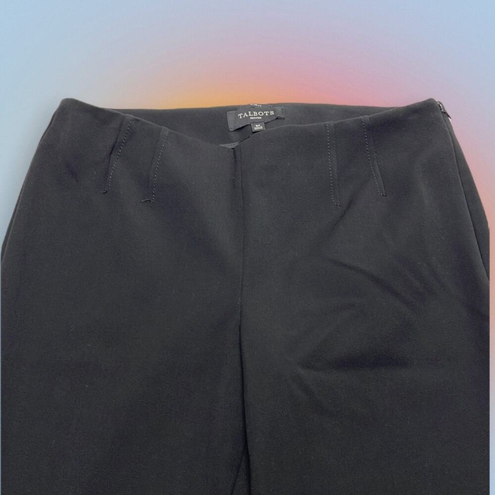 TALBOTS Women’s 6P CURVY Black Slim Leg Pant
